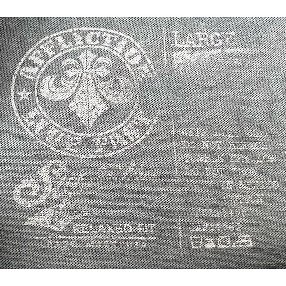 Vintage Y2K Affliction Skull Fade Grunge Biker Gray T Shirt Distressed Mens L - Picture 4 of 5